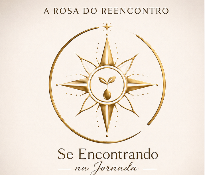 Rosa do Reencontro — símbolo original do Se Encontrando na Jornada